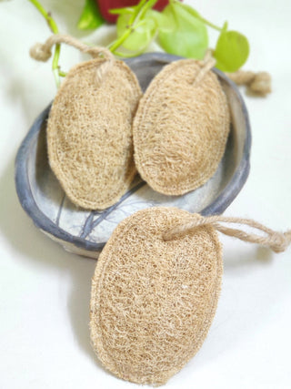 Natural Plant Based Loofah/ Bathing Sponge - Set of 3 GreenFootPrint