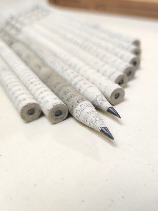 Recycled Newspaper Pencils - Pack of 30 GreenFootPrint