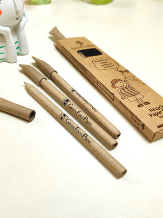 Recycled Paper Pens - Set of 10 GreenFootPrint