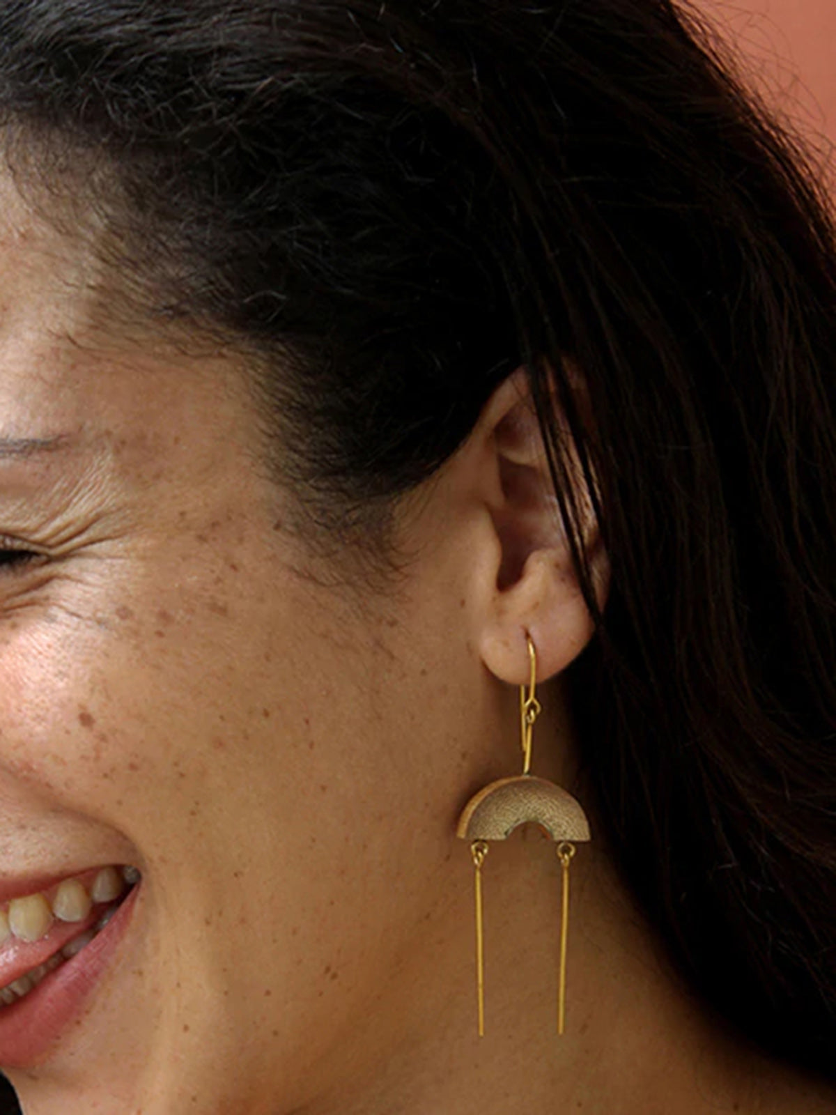 MUSKAAN Gold Dangle