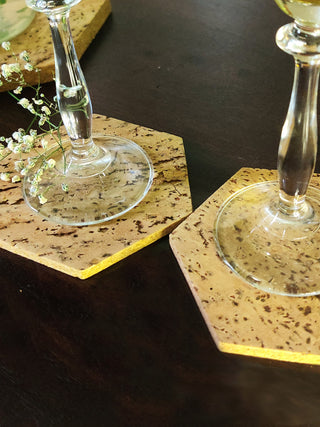 Cork Dinner Table Set of Coasters, Trivets, Placemats - 2 each GreenFootPrint