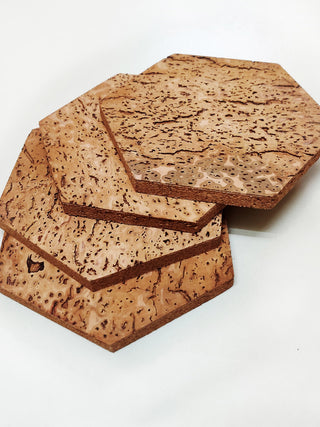 Cork Dinner Table Set of Coasters, Trivets, Placemats - 4 each GreenFootPrint