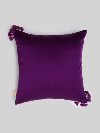 CHARISMA Cushion Cover Solid Satin Aadyam Handwoven