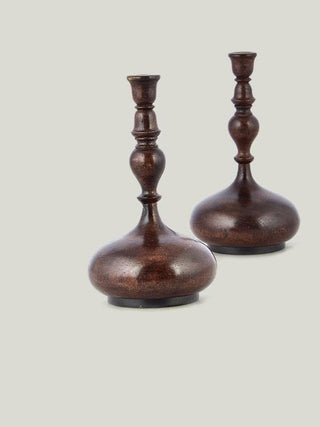  Acacia Wood Sultan Paperweight Brown by Anantaya sold by Flourish