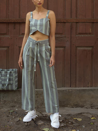 Inverted Pleat Pants Anushé Pirani
