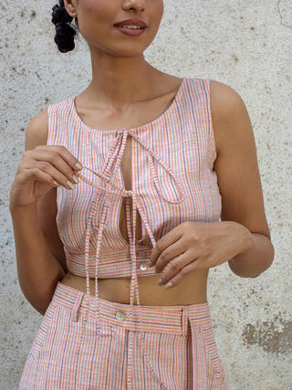 Tie-up Crop Top Anushé Pirani