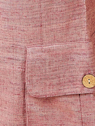 KOLI Chenille Wide-leg Pants Pink Arras