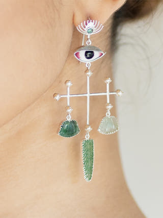 PICHWAI Bageecha Earrings Baka