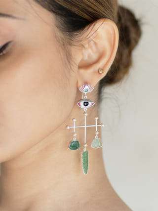 PICHWAI Bageecha Earrings Baka