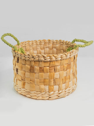 Handmade Weave Storage Bin Natural GreenKraft