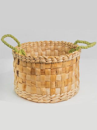 Handmade Weave Storage Bin Natural GreenKraft