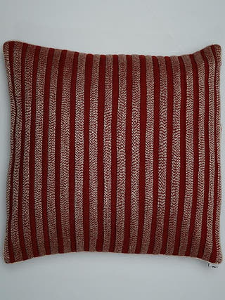 Cotton Sujani Cushion Cover Maroon Bihart