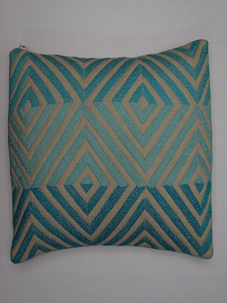  Cotton Sujani Cushion Cover Grey by Bihart sold by Flourish