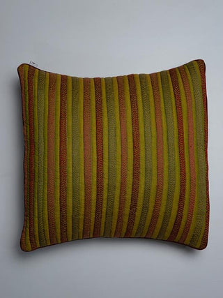 Sujani Cushion Cover Olive Green by Bihart sold by Flourish