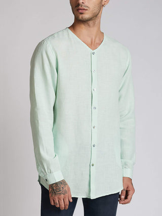 Crescent V Neck Kurta Mint Green B Label