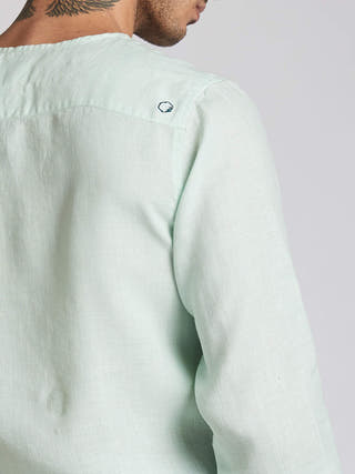 Crescent V Neck Kurta Mint Green B Label