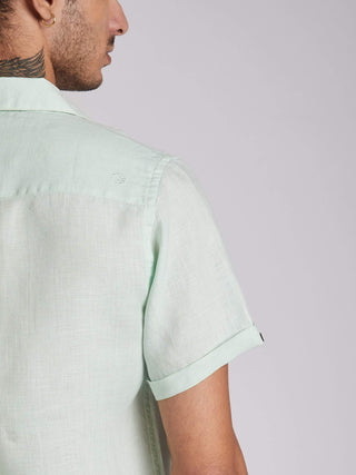 Arrow Resort Shirt Mint Green B Label