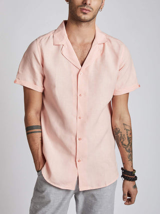 Arrow Resort Shirt Peach B Label