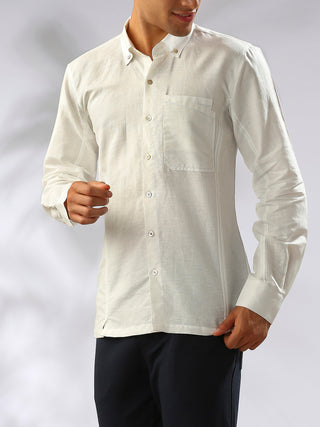 Aspen Button down Shirt- White B Label