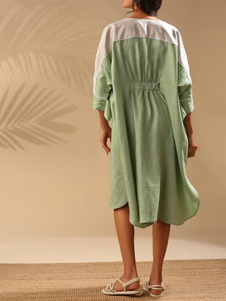 Mahogany Kimono Dress- Sage Green B Label