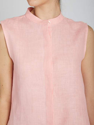 Zephyr Sleeveless Shirt Peach B Label
