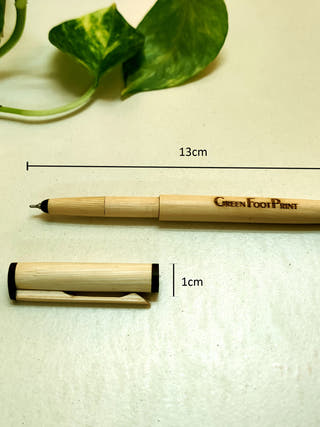 Bamboo pens Set of 2 Blue & Black GreenFootPrint