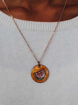 Tarbooz Pendant Red Ekibeki