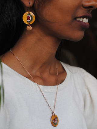 Tarbooz Pendant Red Ekibeki