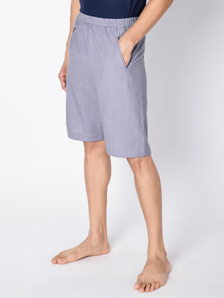 Handloom Board Shorts Grey Chamomile Home