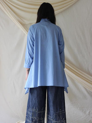  Essence Shirt Blue by Chambray & Co. sold by Flourish