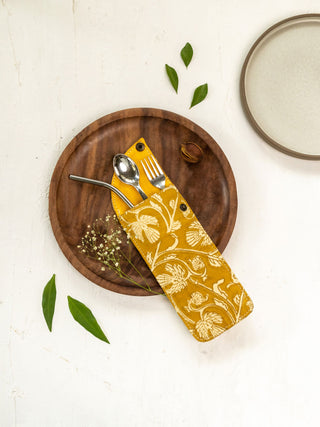 Multipurpose Glasses Case And Cutlery Pouch Patrah