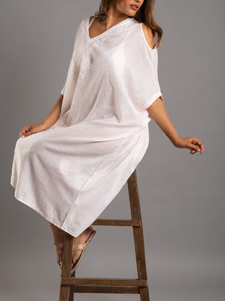 KAFTAN V NECK Manvi The Handmade