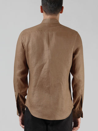 Anti-Flip Pocket Hemp Shirt Bronze Dhatu Design Studio