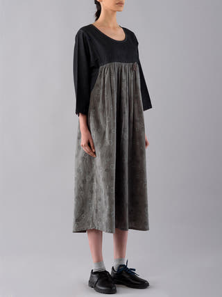 TEMARI Dress Charcoal Jayati Goenka