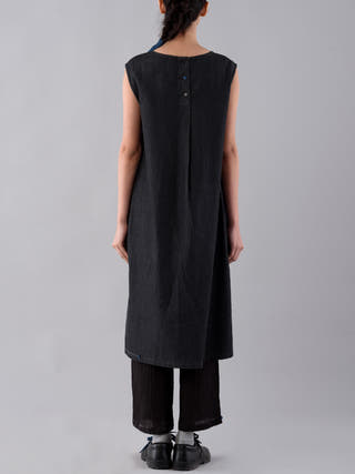 Day Tunic Denim Charcoal Jayati Goenka