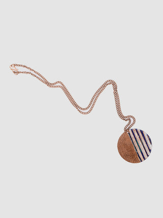 ELEMENTS Necklace With Ocean Crinkle Pendant Small Ekibeki