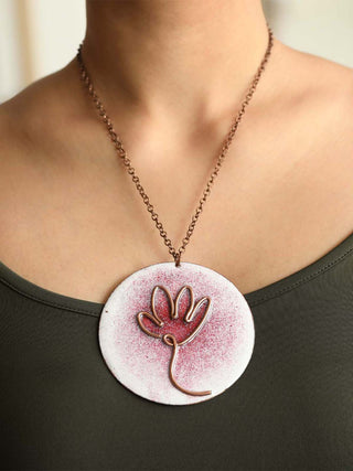 ELEMENTS Necklace With Lotus Bloom Pendant Ekibeki