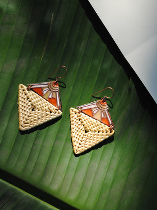 Trikon Earrings Multicolour Ekibeki