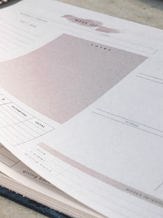 Weekly Planner Tearable Notepad Ekatra