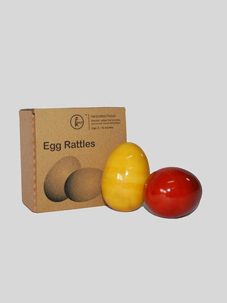  Egg Rattle Set of 2 by Fairkraft Creations sold by Flourish