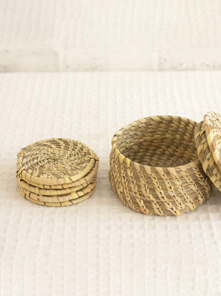 Sustainable Natural Coasters Set Of 6 Fermoscapes