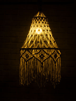 Bella Macrame Lampshade Fermoscapes