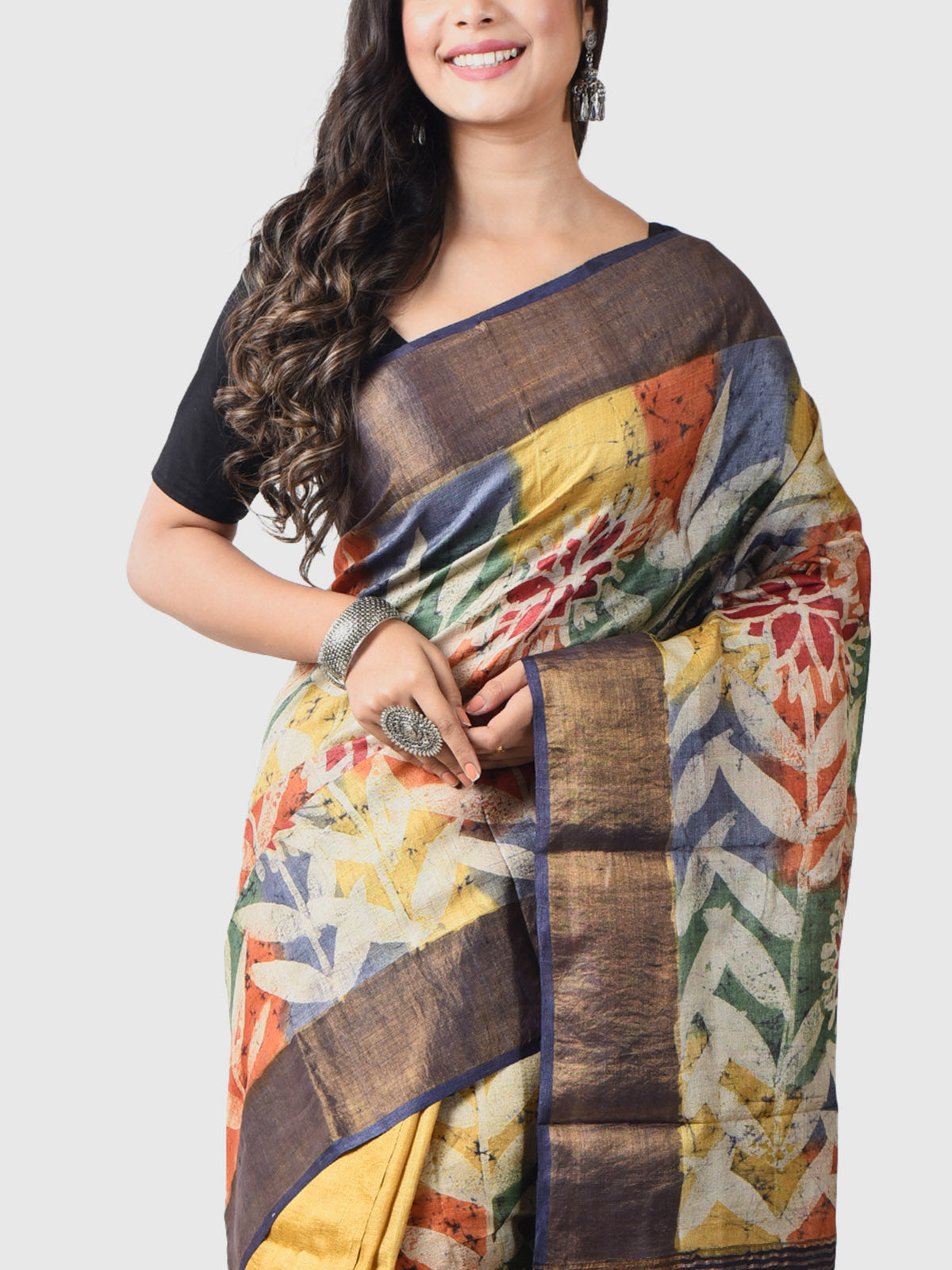 Traditional Bishnupuri Pure Silk Saree – Indostrings