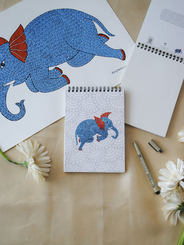 Gond Gajoba Sketchbook White