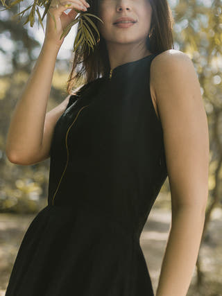 Tangiers Linen Dress Headstrong By Hema Sharma