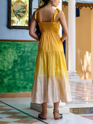 Cabo Sunset Linen Dress Headstrong By Hema Sharma