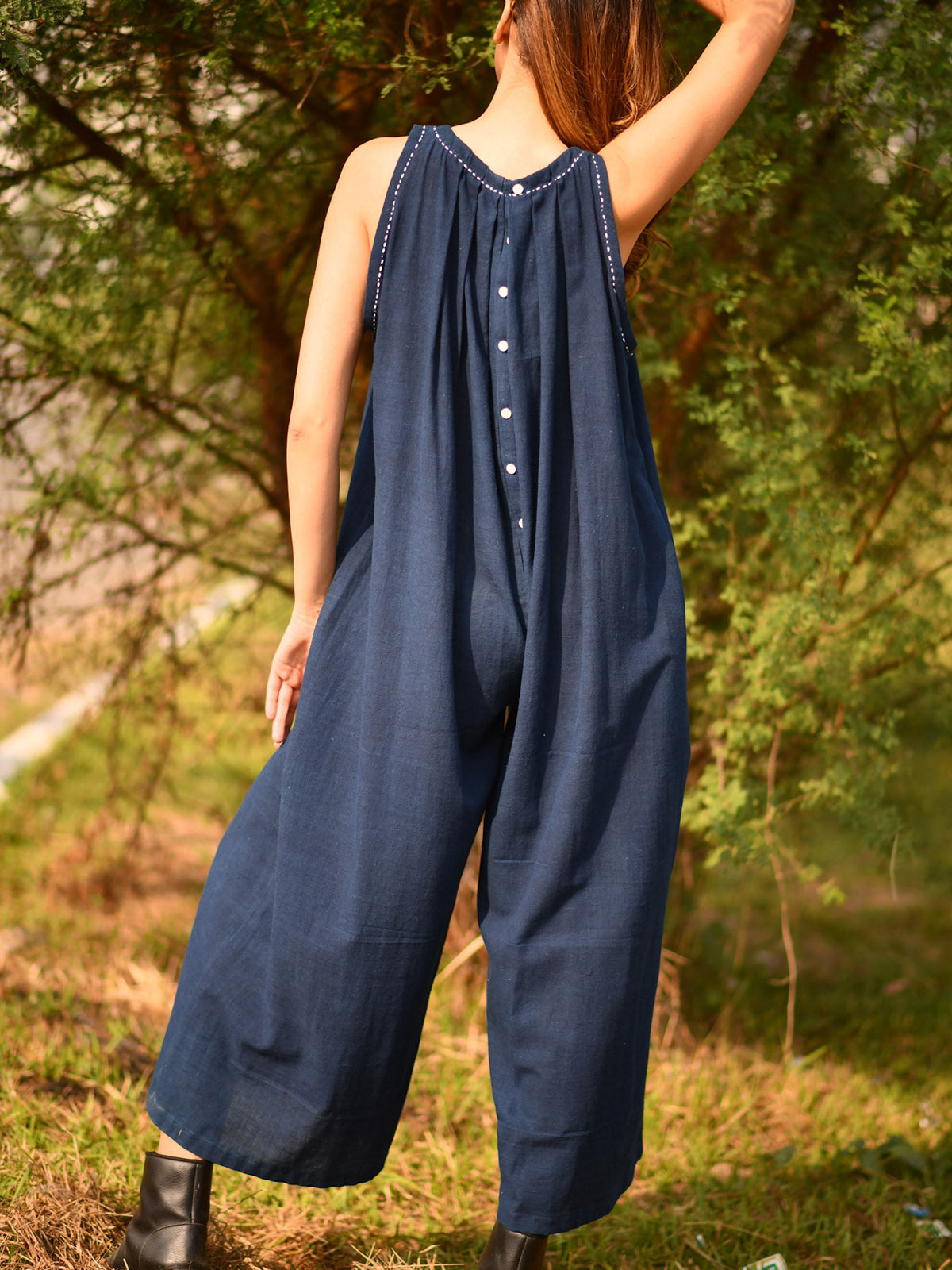 Short soft denim dungarees — Ethical Clothes & Jewellery - Slow Fashion -  Handmade Stories