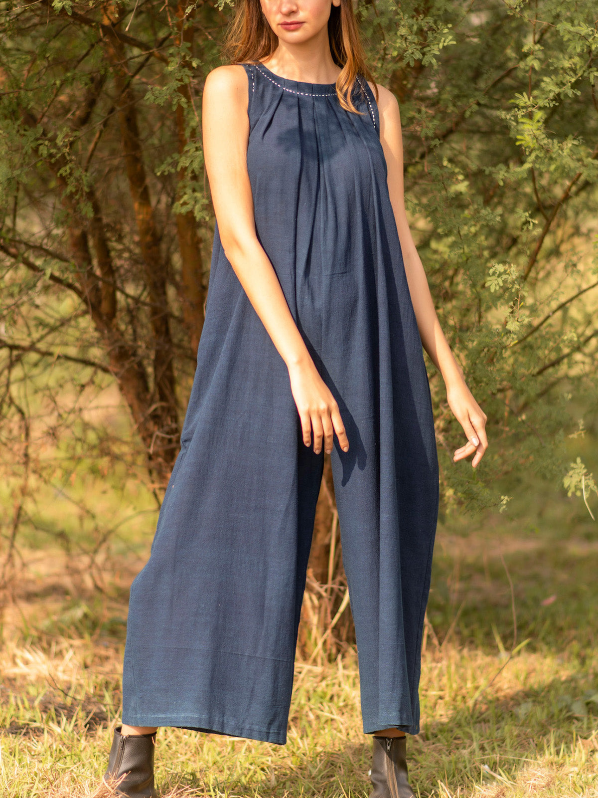 Buy Indigo Blue Jumpsuits &Playsuits for Women by FOUNDRY Online
