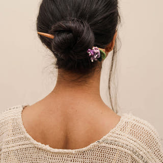 Set of tulip and jasmine hair sticks Ikriit'm