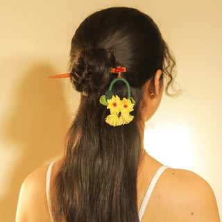 Set of sunflower and Daisy hair stick Ikriit'm